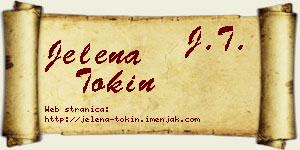 Jelena Tokin vizit kartica